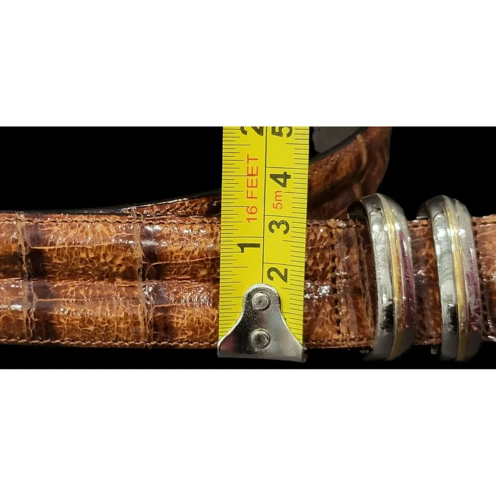 CALE Belt Genuine Crocodile 1 1/8
